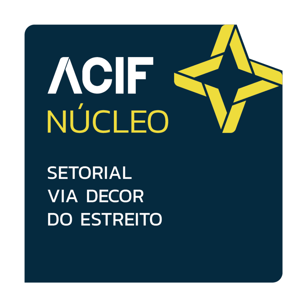 nucleos empresarias - logo do nucleo setorial via decor do estreito acif