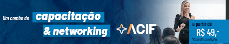 Capacitação & Networking - banner home divulgando venda de curso oferecido pela acif.
